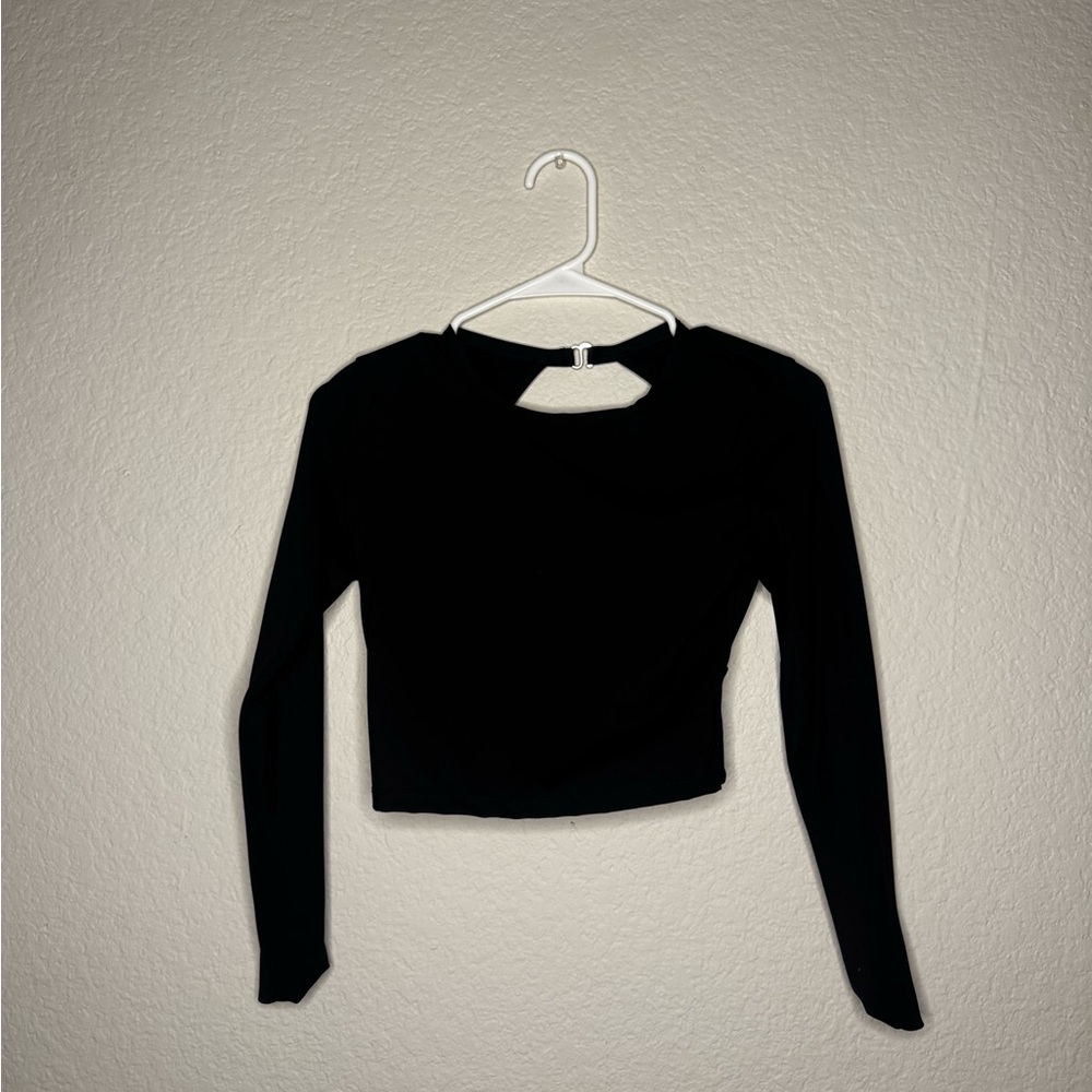 Elegant Black Long Sleeve Top